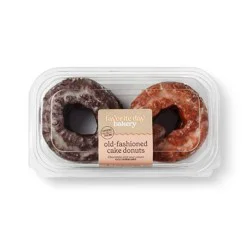 Old Fashioned Cake Donuts - 14oz/4ct - Favorite Day™