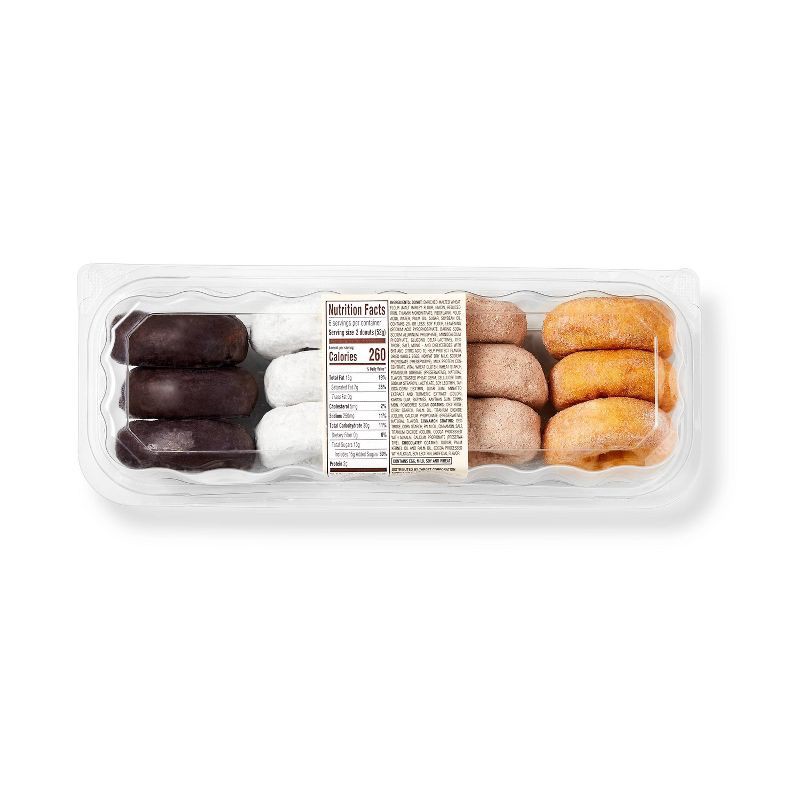 slide 3 of 3, Assorted Cake Donuts - 11oz/12ct - Favorite Day™, 12 ct; 11 oz