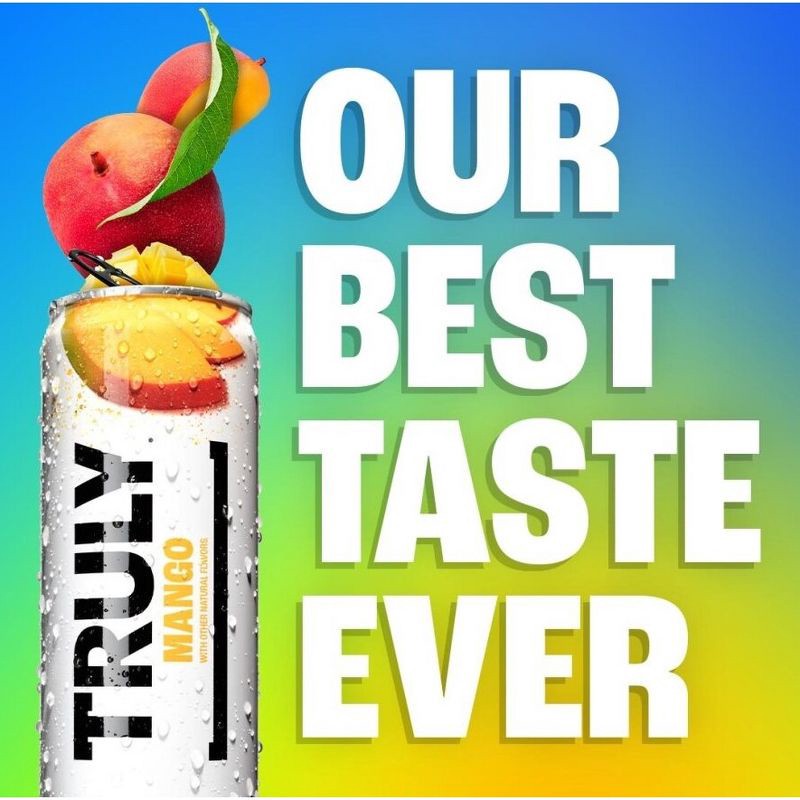 slide 4 of 8, Truly Spiked & Sparkling Truly Hard Seltzer Tropical Mix Pack - 12pk/12 fl oz Slim Cans, 12 ct; 12 fl oz