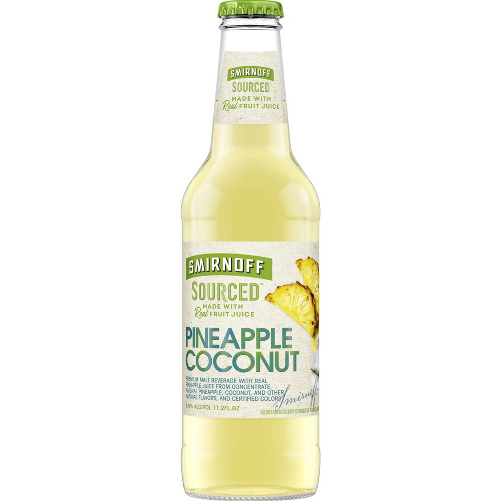 Smirnoff Sourced Pineapple Coconut 6 ct; 11.2 oz Shipt