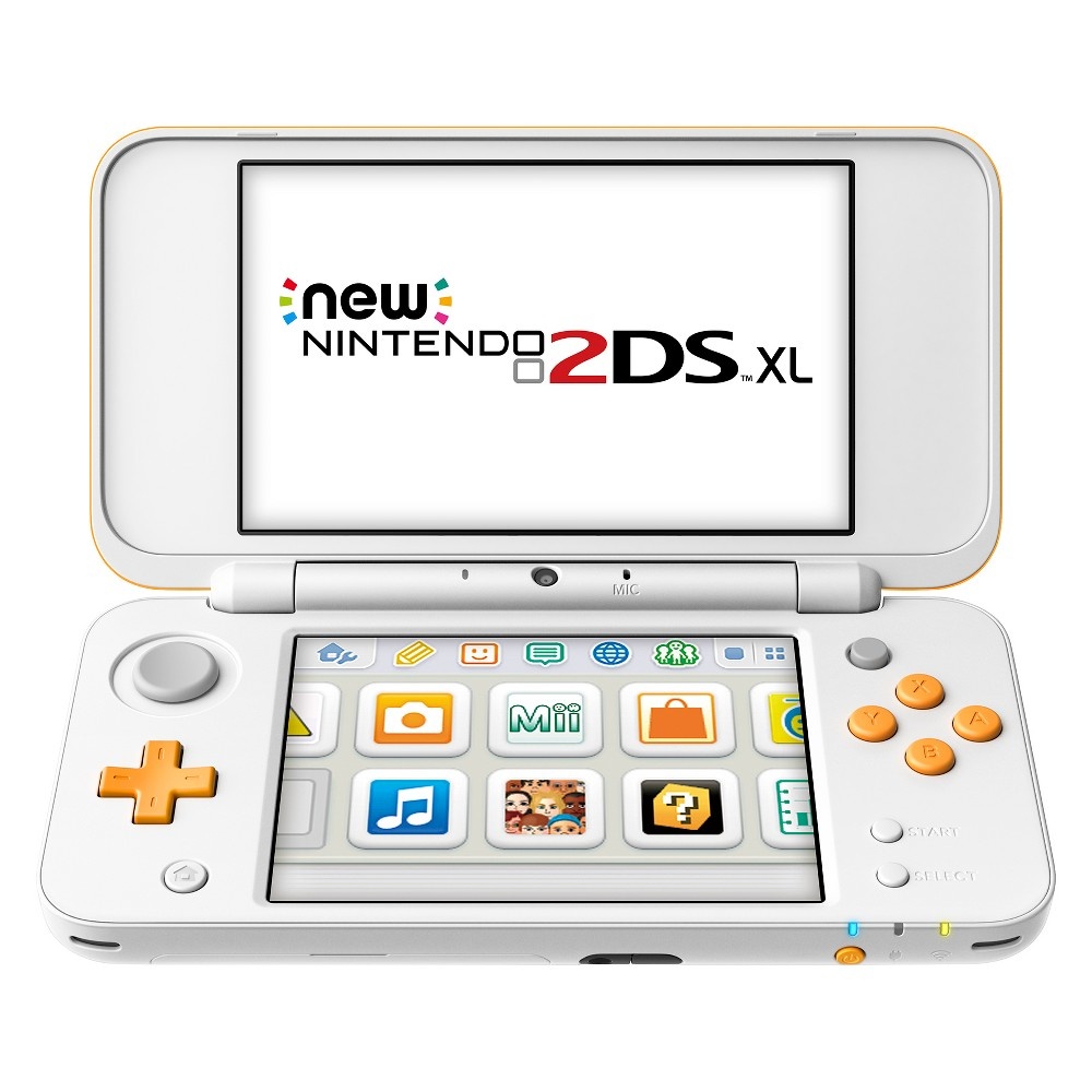 slide 3 of 6, Nintendo 2DS Xl with Mario Kart 7 - Orange/White, 1 ct