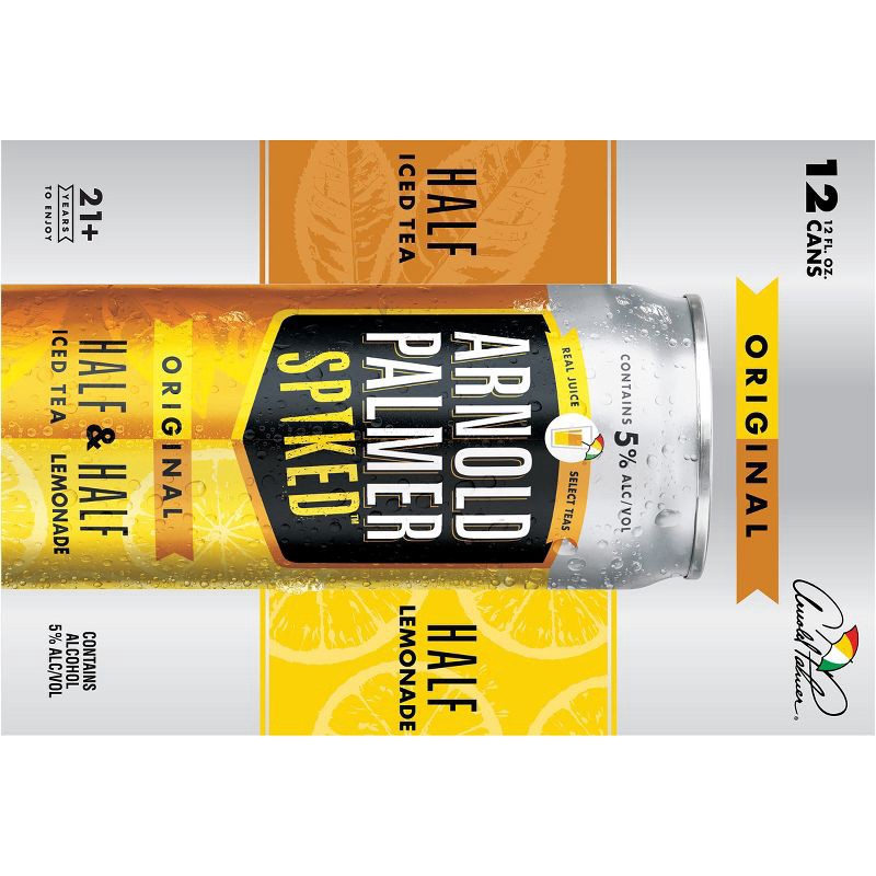 slide 8 of 9, Arnold Palmer Spiked Half & Half Original Flavored Malt Beverage - 12pk/12 fl oz Cans, 12 ct; 12 fl oz