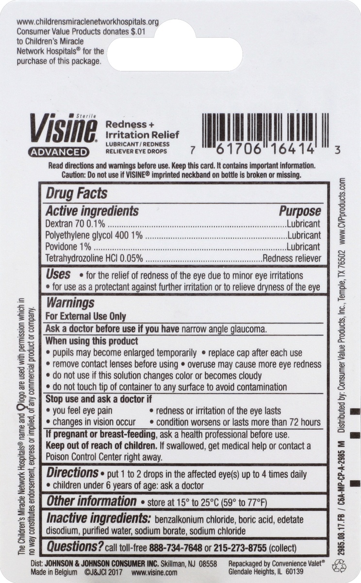 slide 5 of 7, CVP Visine 0.28 oz, 1 ct
