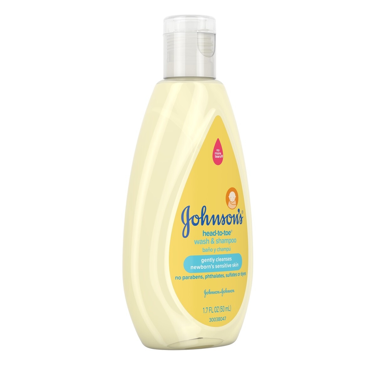slide 2 of 8, Johnson's Head To Toe Baby Wash & Shampoo, 1.7 fl oz