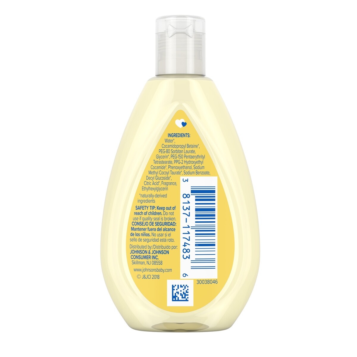 slide 3 of 8, Johnson's Head To Toe Baby Wash & Shampoo, 1.7 fl oz