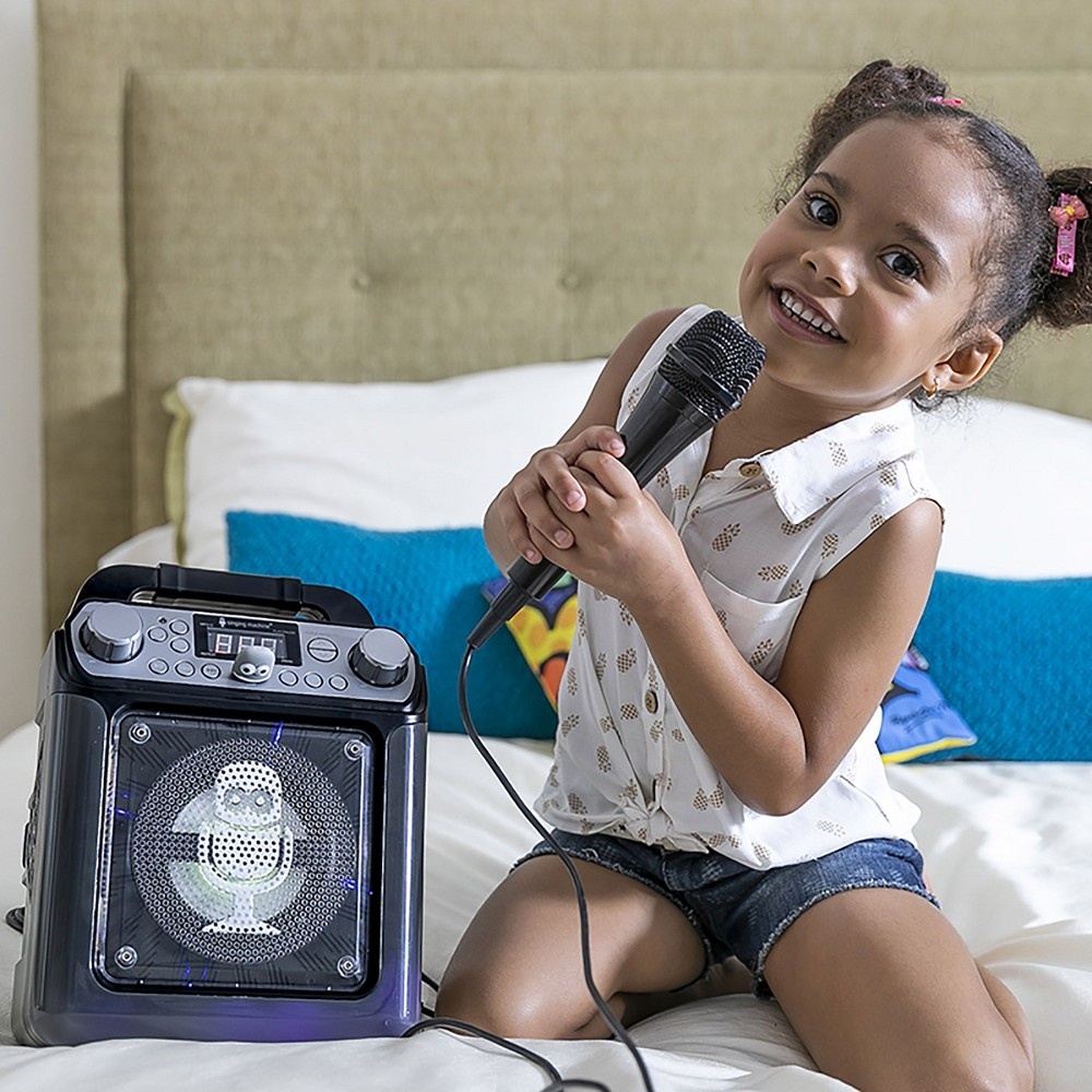 slide 5 of 5, Singing Machine Groove Mini Karaoke System - Black, 1 ct