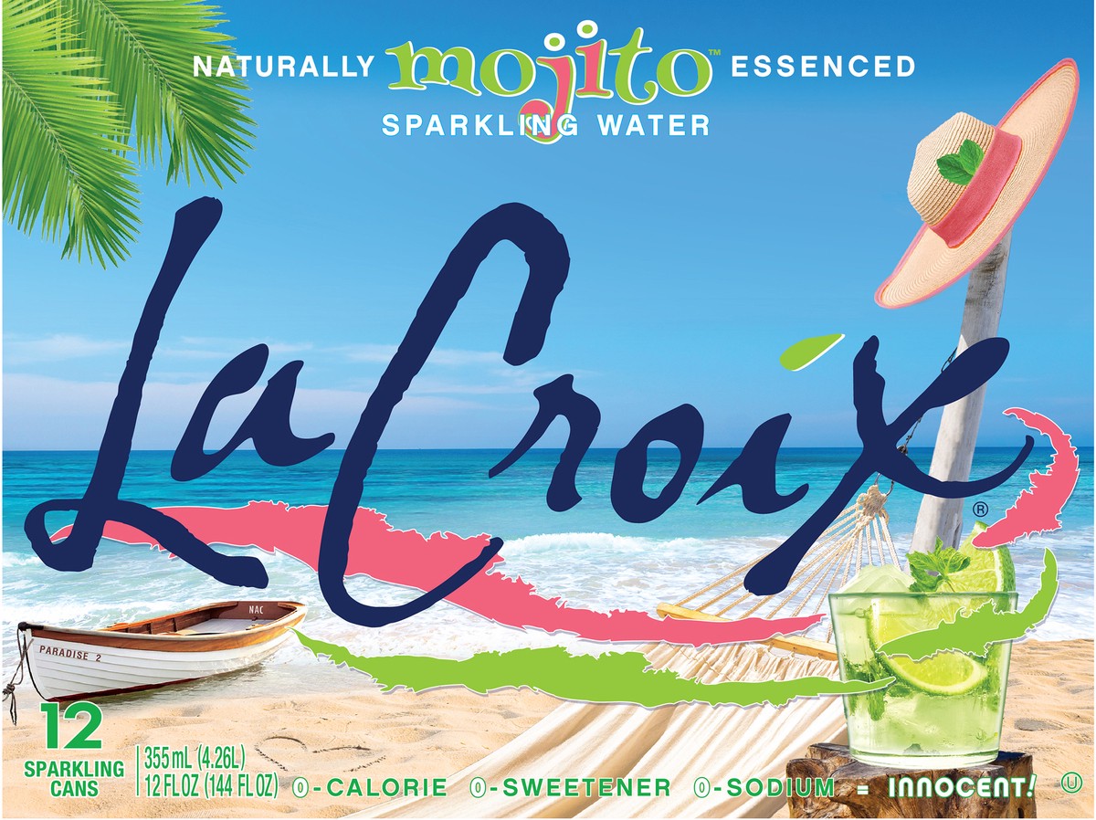 slide 6 of 9, La Croix Mojito - 12 ct, 12 ct; 12 fl oz