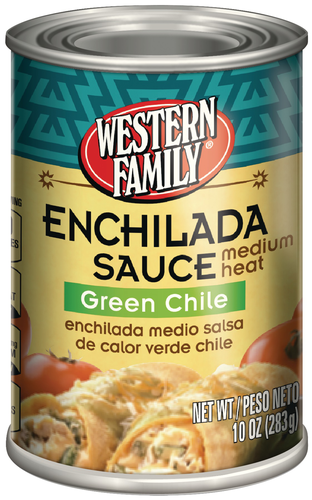 slide 1 of 1, Western Family Green Enchilada Sauce, 10 oz