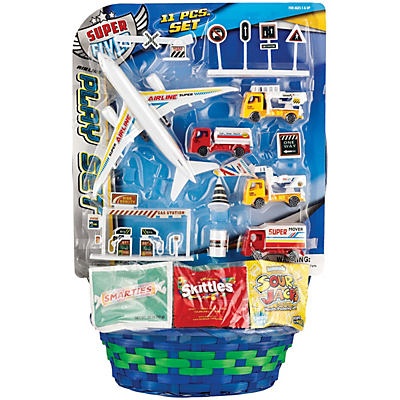 slide 1 of 1, Wonder Treats Cars & Planes Easter Basket, Medium, 1 ct