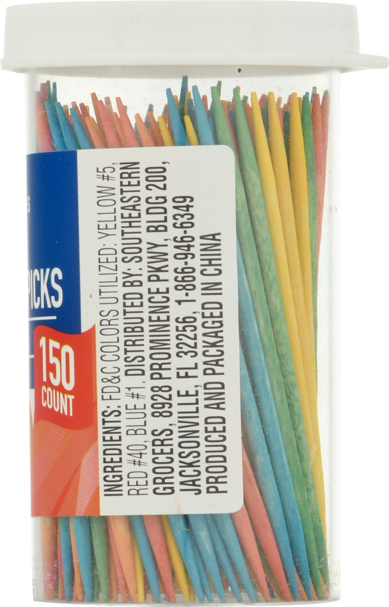 slide 3 of 13, SE Grocers Colored Toothpicks, 150 ct