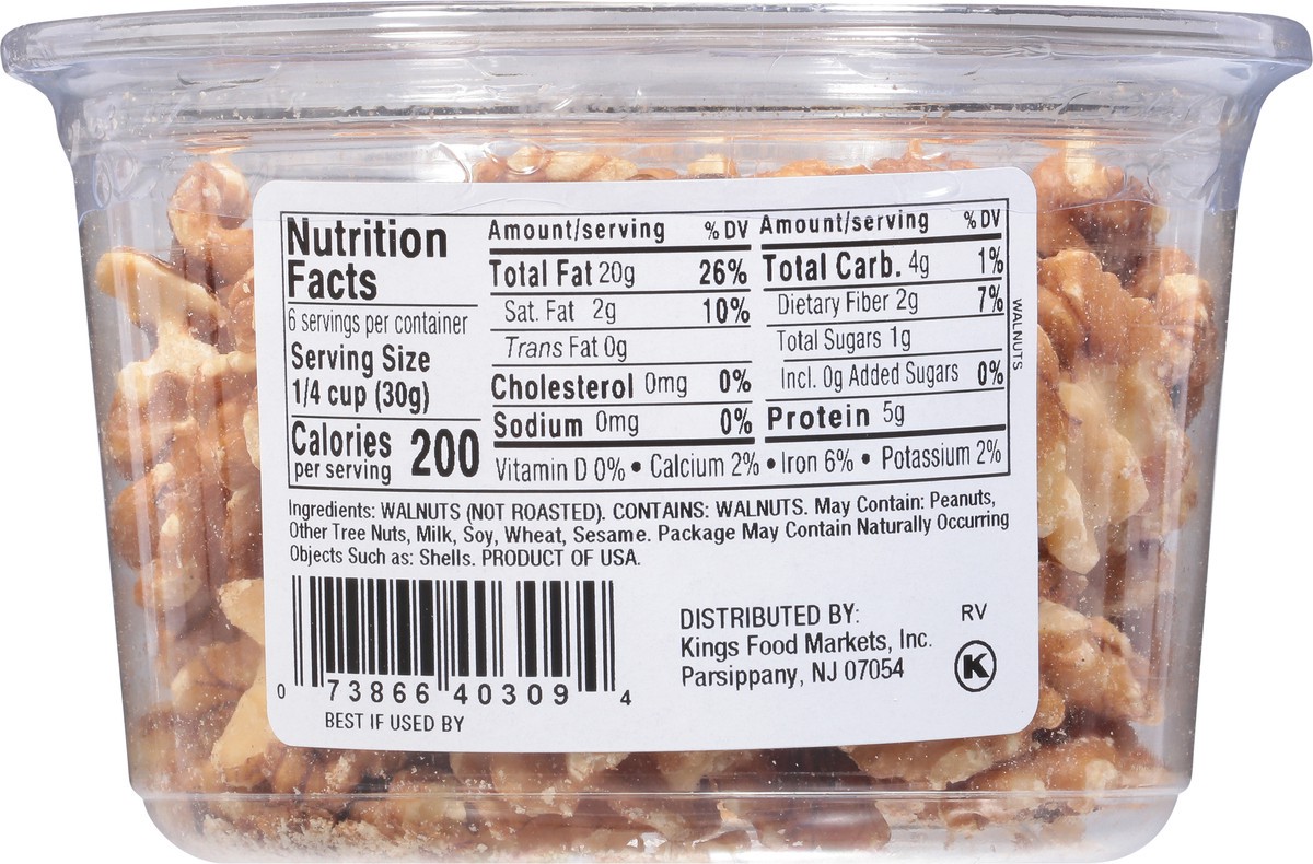 slide 10 of 14, Kleins Natural Raw Walnuts- 6.5 oz, 6.5 oz