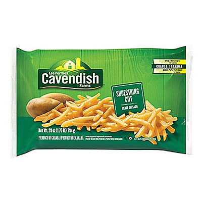 slide 1 of 1, Cavendish Farms Shoestring Cut Potato Fries, 28 oz