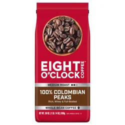 Eight O'Clock Coffee Eight O'Clock Colombian Peaks Whole Bean Coffee - 30 oz