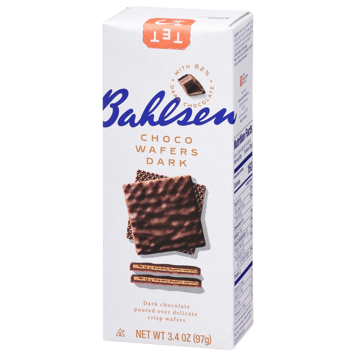slide 16 of 16, Bahlsen Dark Chocolate Wafer, 3.4 oz