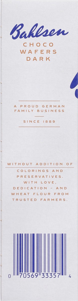 slide 2 of 16, Bahlsen Dark Chocolate Wafer, 3.4 oz