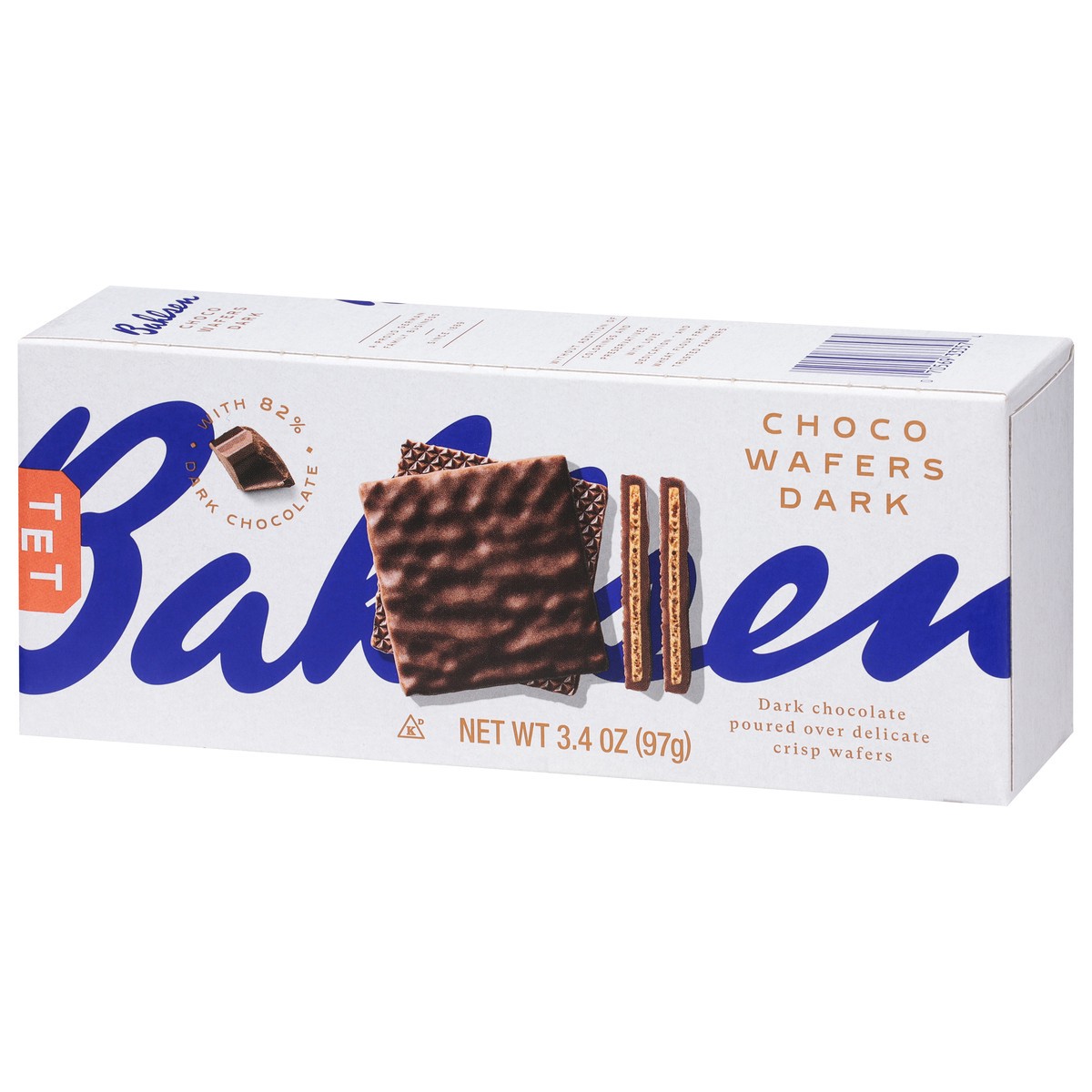 slide 13 of 16, Bahlsen Dark Chocolate Wafer, 3.4 oz