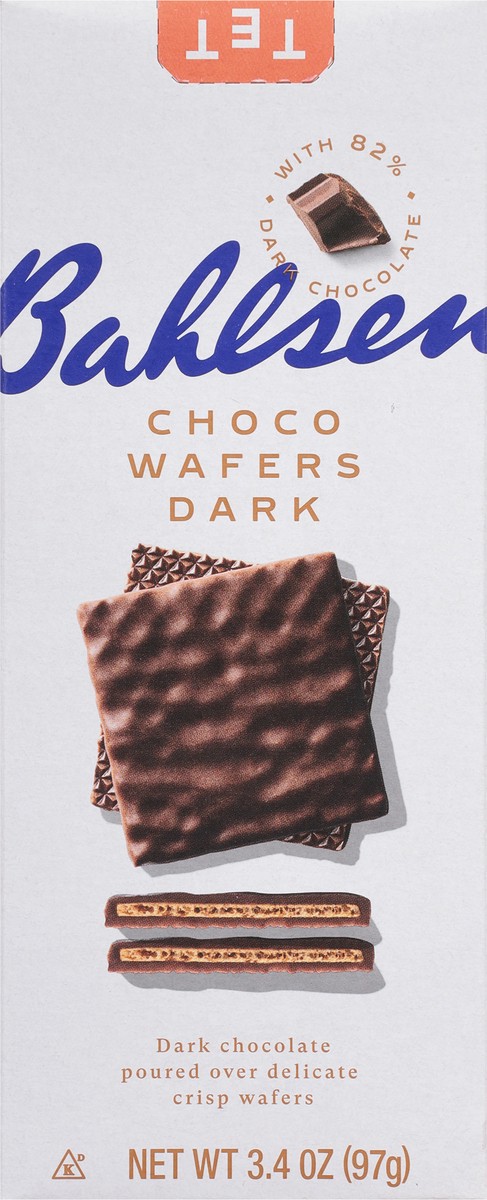 slide 14 of 16, Bahlsen Dark Chocolate Wafer, 3.4 oz