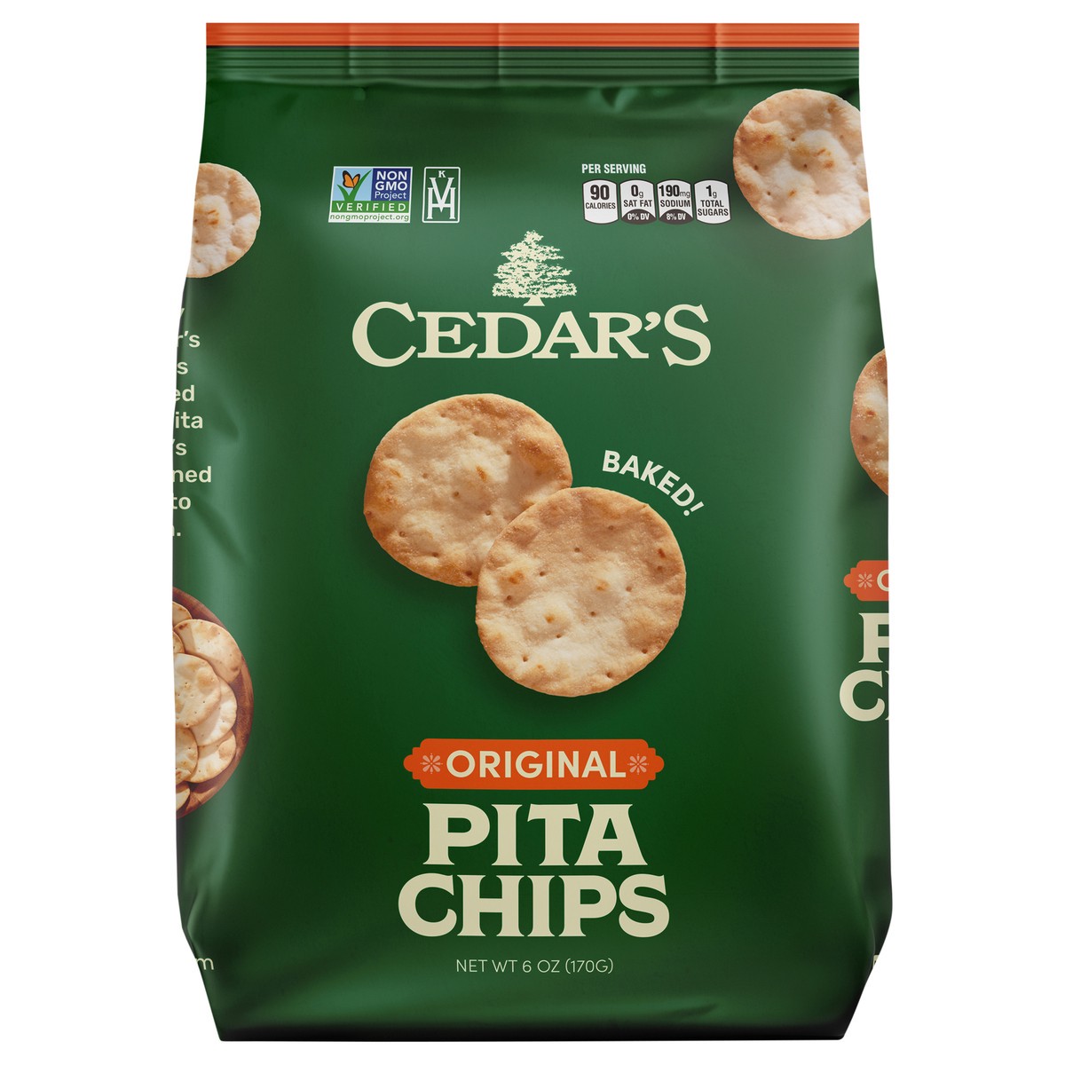 slide 1 of 2, Cedar's Original Pita Chips, 6 oz