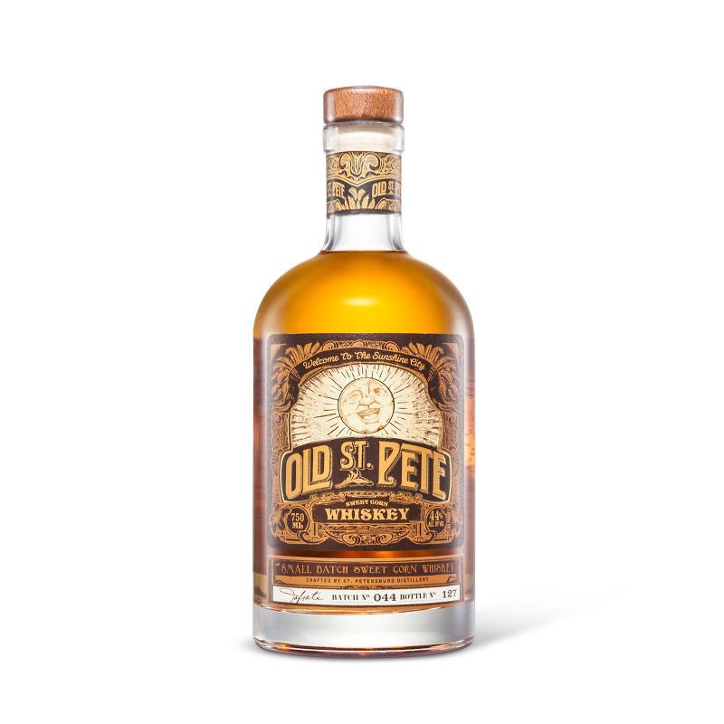 slide 1 of 1, Old St. Pete Sweet Corn Whiskey, 750 ml