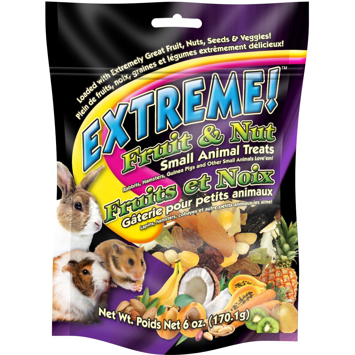 slide 1 of 1, FM Brown's Extreme Fruit and Nut Small Animal Treat, 6 oz