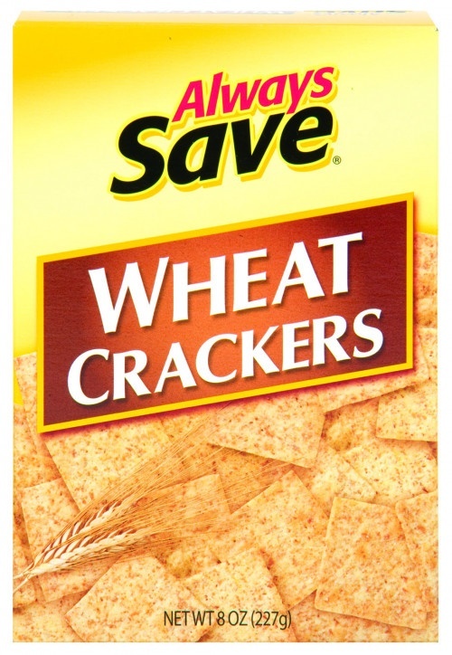 slide 1 of 1, Always Save Wheat Crackers, 9.1 oz