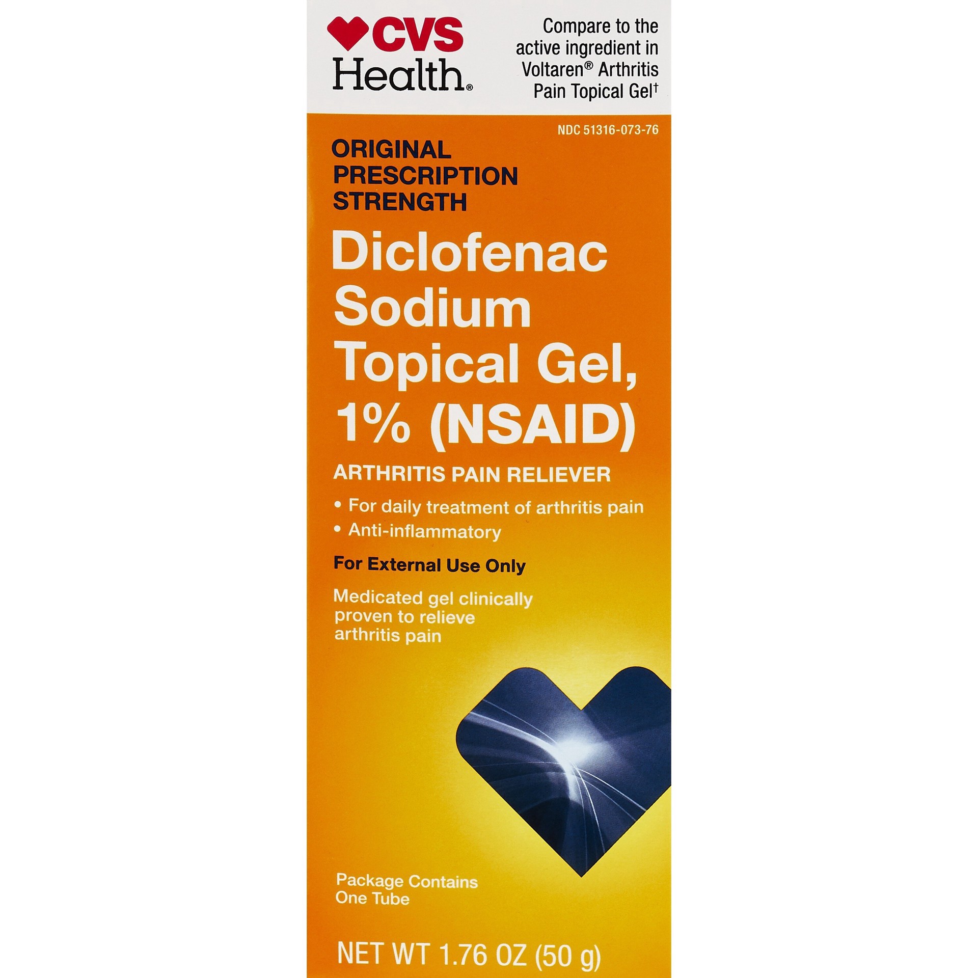 slide 1 of 1, CVS Diclofenac 1% Gel, 1.76 oz