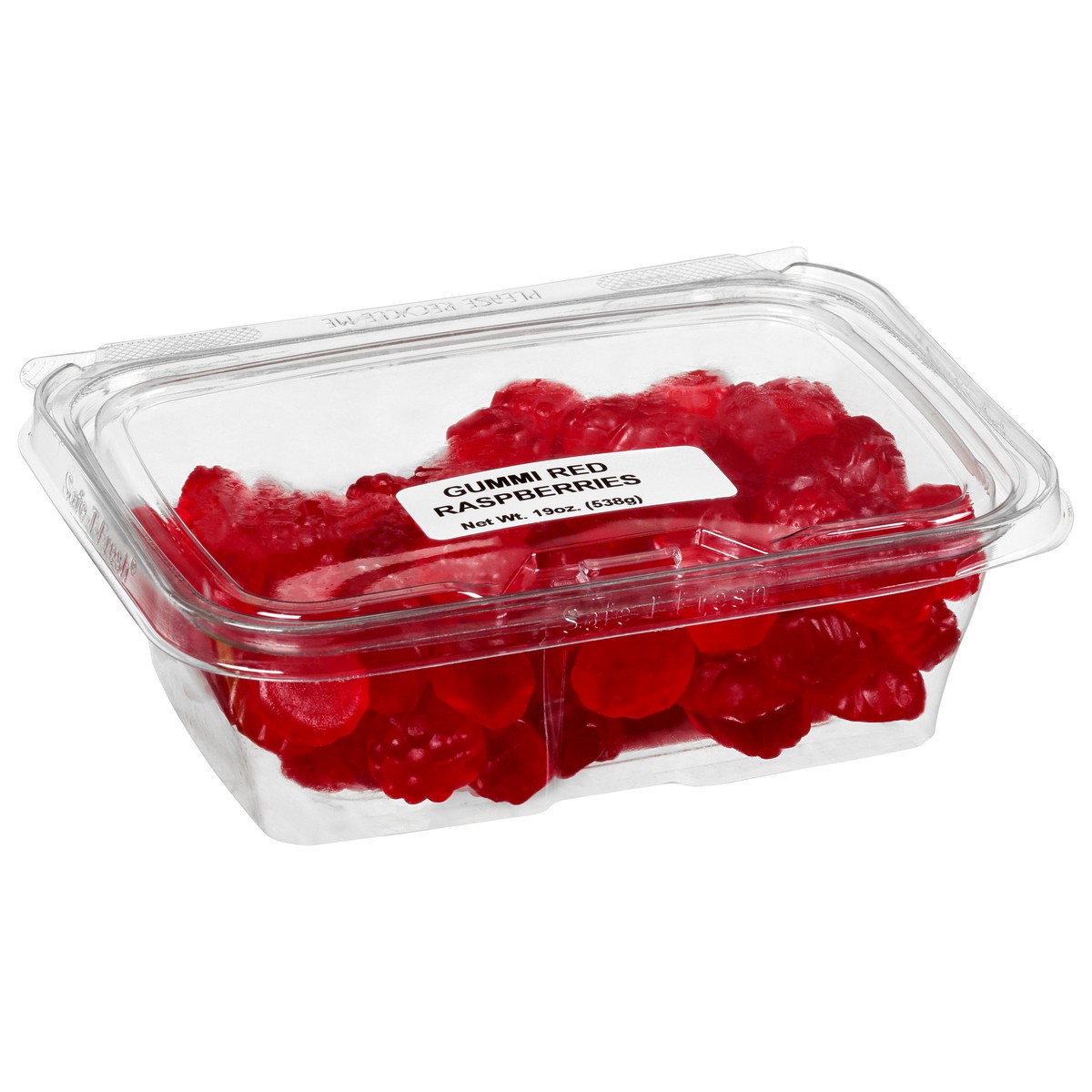 slide 5 of 9, JLM Manufacturing Gummi Red Raspberries 19 oz, 19 oz