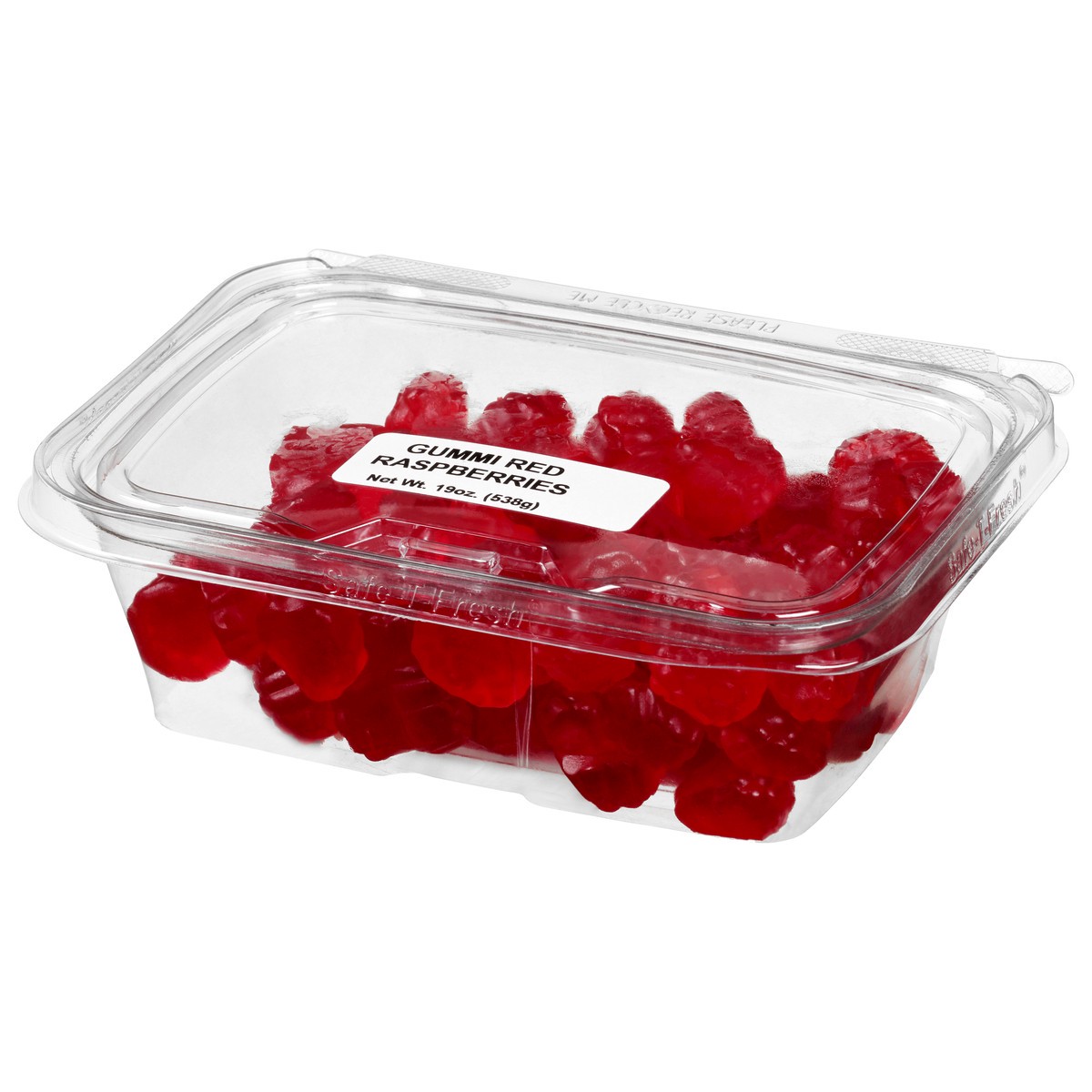 slide 8 of 9, JLM Manufacturing Gummi Red Raspberries 19 oz, 19 oz