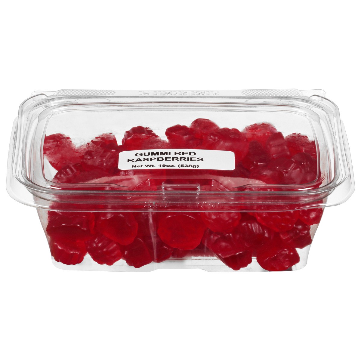 slide 1 of 9, JLM Manufacturing Gummi Red Raspberries 19 oz, 19 oz