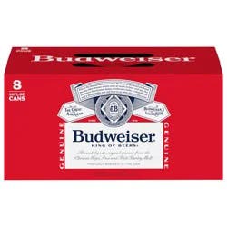 Budweiser Lager Beer 8 Pack, 16 fl oz Cans