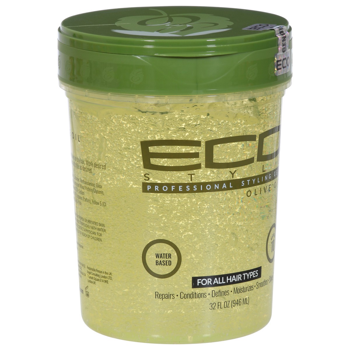 slide 2 of 9, Ecoco ECO STYLE Olive Styling Gel - 32 fl oz, 1 ct