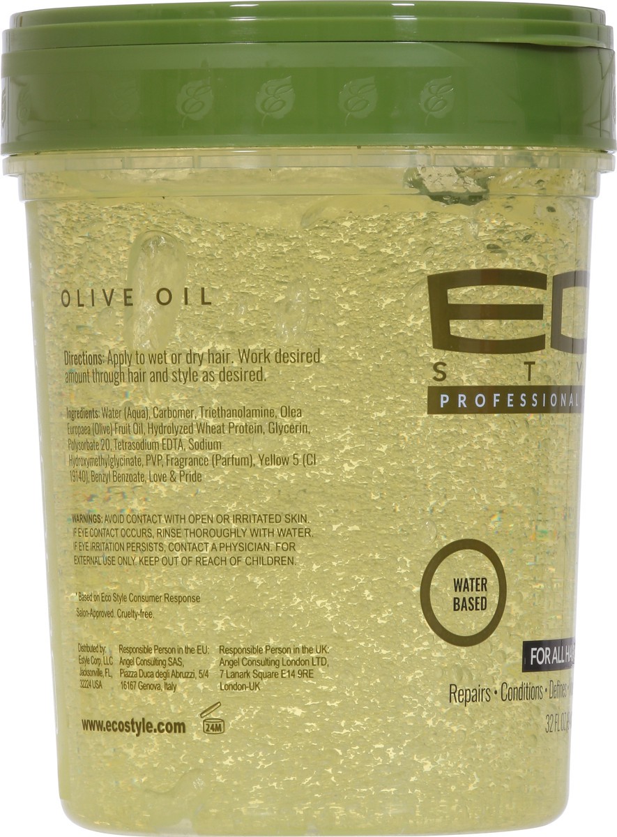 slide 9 of 9, Ecoco ECO STYLE Olive Styling Gel - 32 fl oz, 1 ct