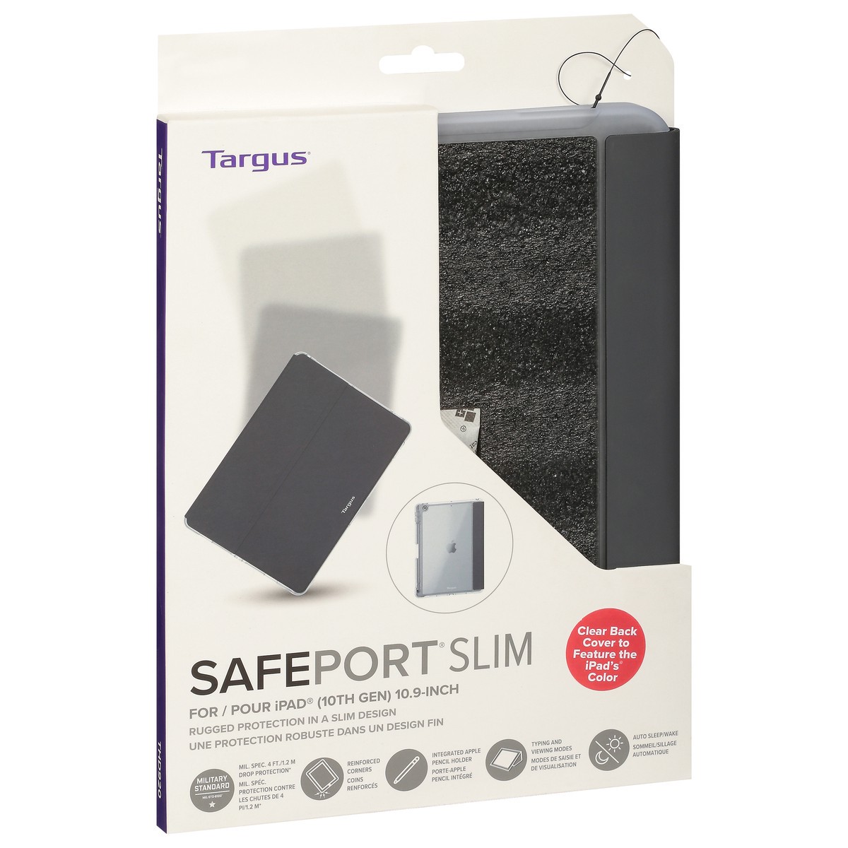slide 7 of 9, Targus 10.9 Inch 10th Gen Safeport Slim iPad 1 ea, 1 ct