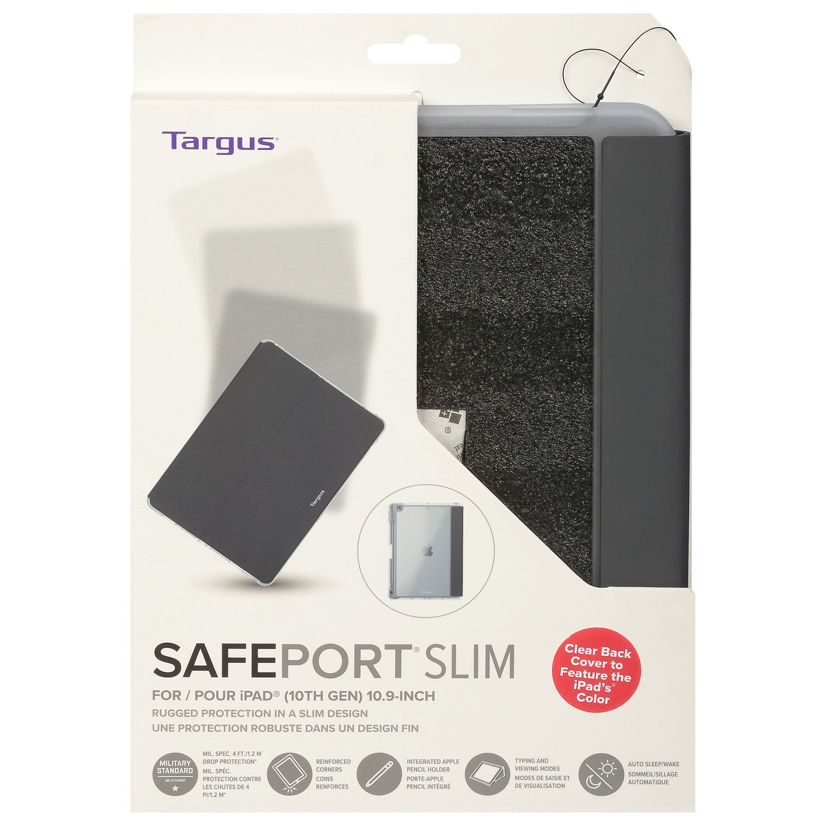 slide 6 of 9, Targus 10.9 Inch 10th Gen Safeport Slim iPad 1 ea, 1 ct