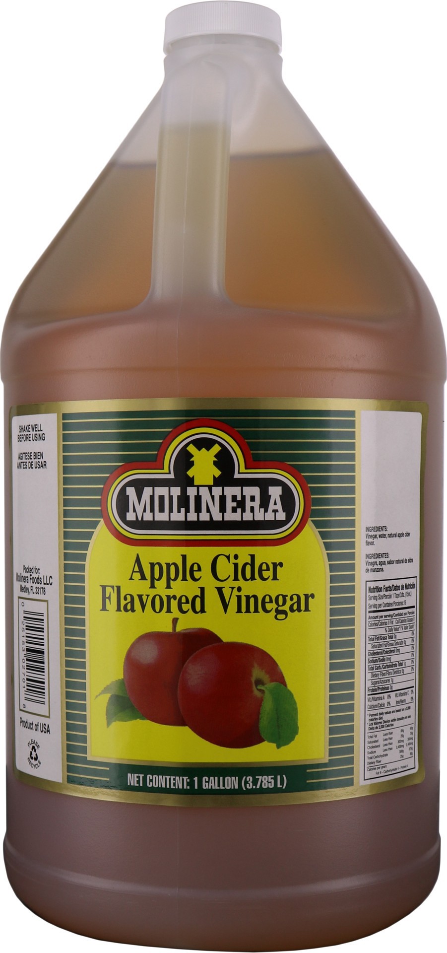 slide 1 of 1, Molinera Apple Cider Flavored Vinegar, 1 gal