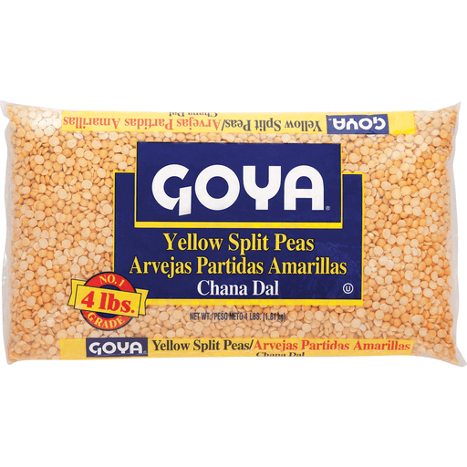 slide 1 of 1, Goya Yellow Split Peas, 4 lb