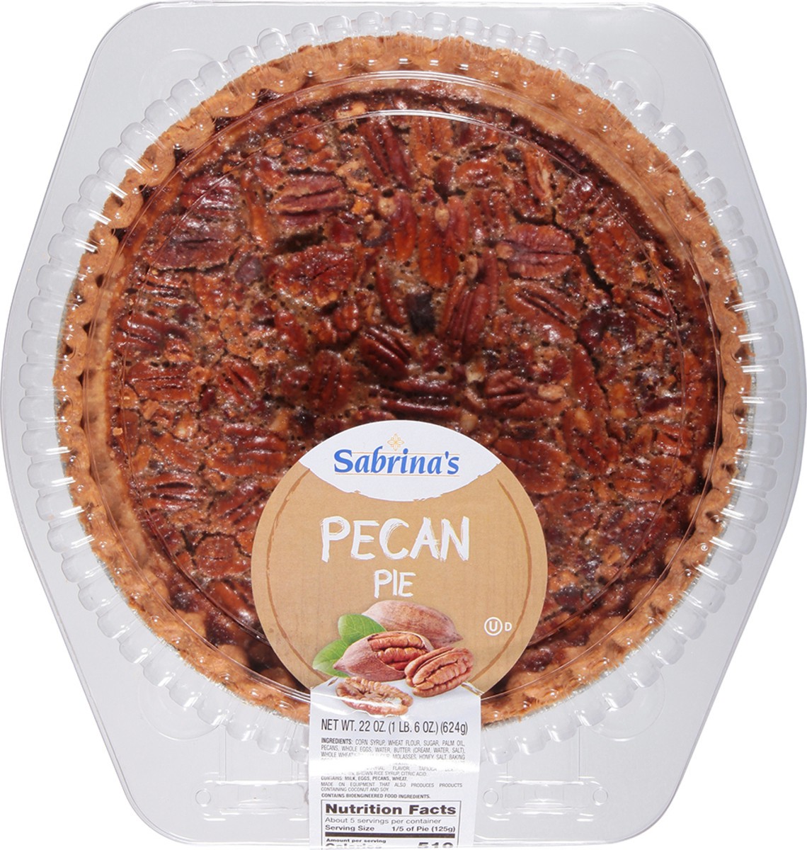 slide 7 of 9, Sabrina's Pecan Pie 22 oz, 22 oz
