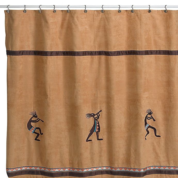 slide 1 of 2, Avanti Kokopelli Shower Curtain - Nutmeg, 1 ct