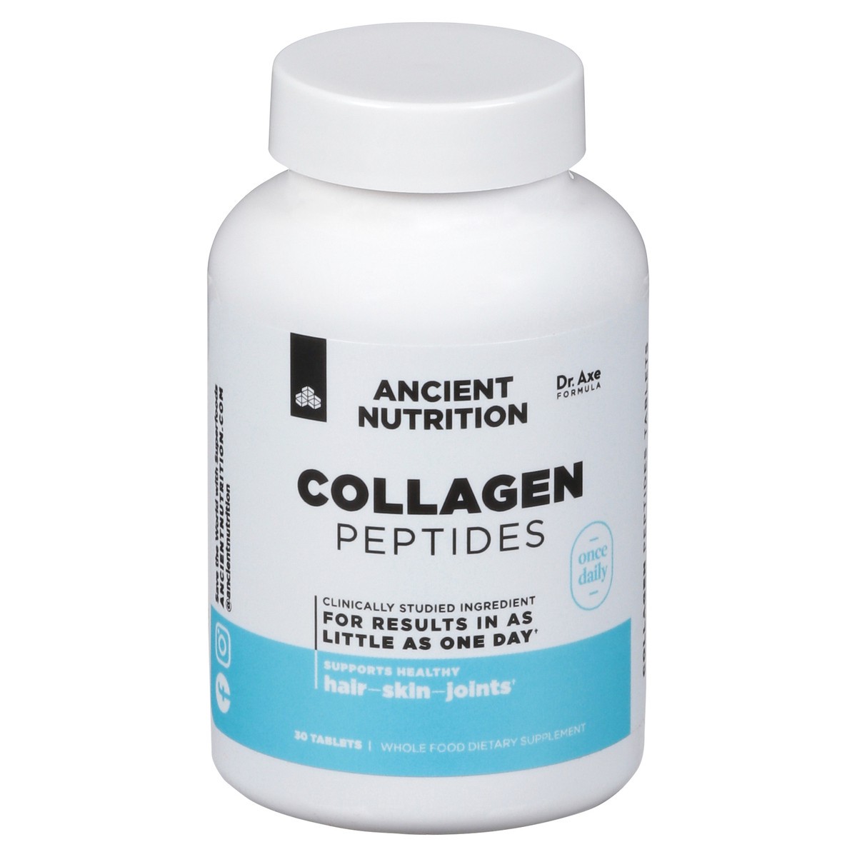 slide 9 of 13, Ancient Nutrition Collagen Peptides Tablets, 30 ct