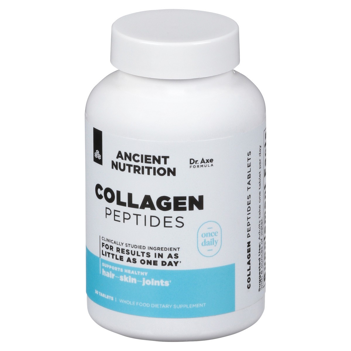 slide 5 of 13, Ancient Nutrition Collagen Peptides Tablets, 30 ct