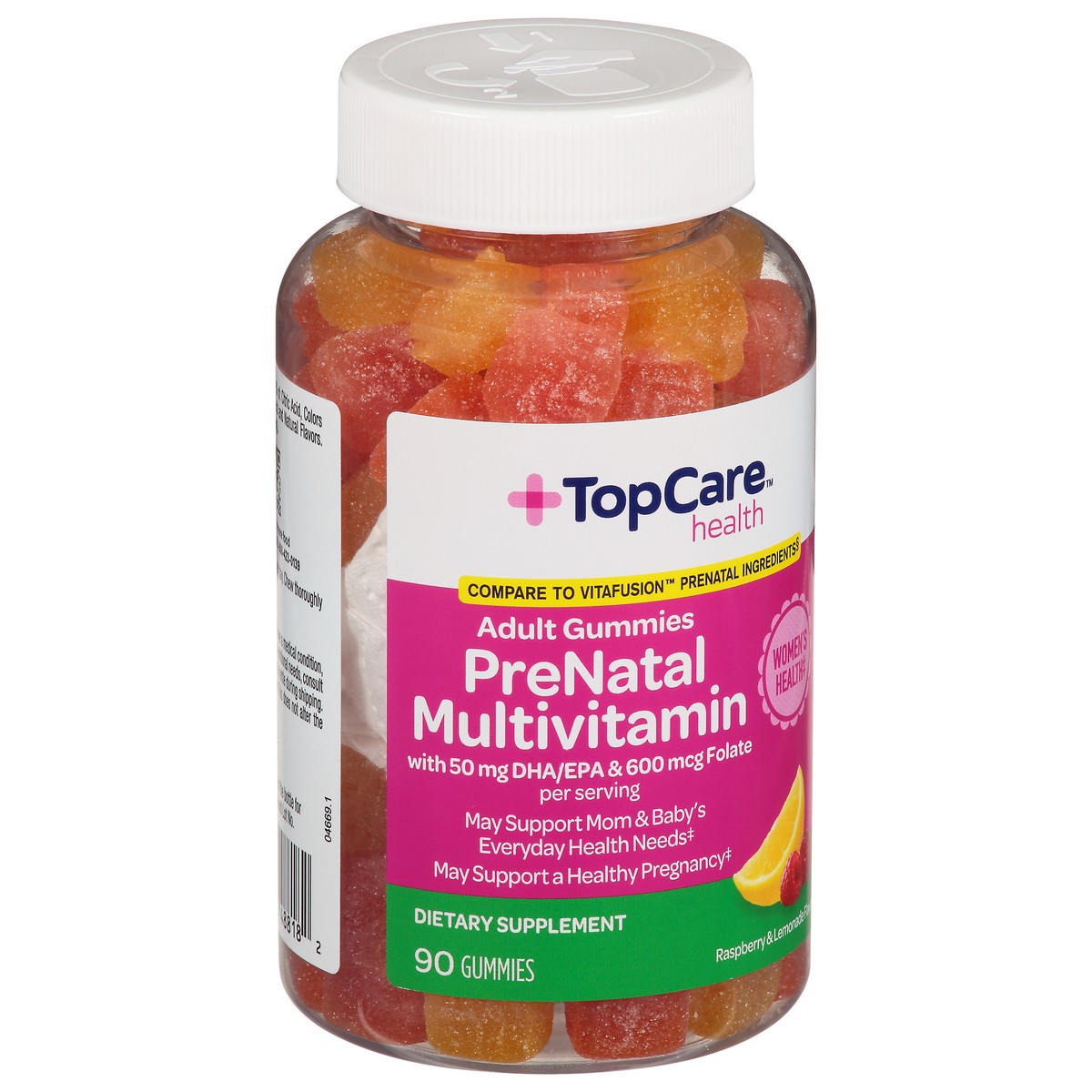 slide 8 of 14, TopCare Health Raspberry Lemonade Flavor PreNatal Multivitamin 90 Adult Gummies, 90 ct