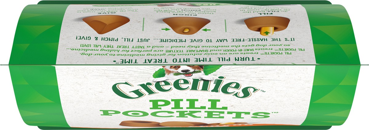 slide 6 of 14, Greenies Pill Pockets Cheese Flavor Treats for Dogs Capsule Size Value Pack 15.8 oz, 15.8 oz