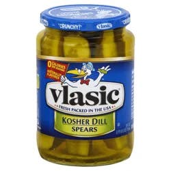 Vlasic Kosher Dill Pickle Spears