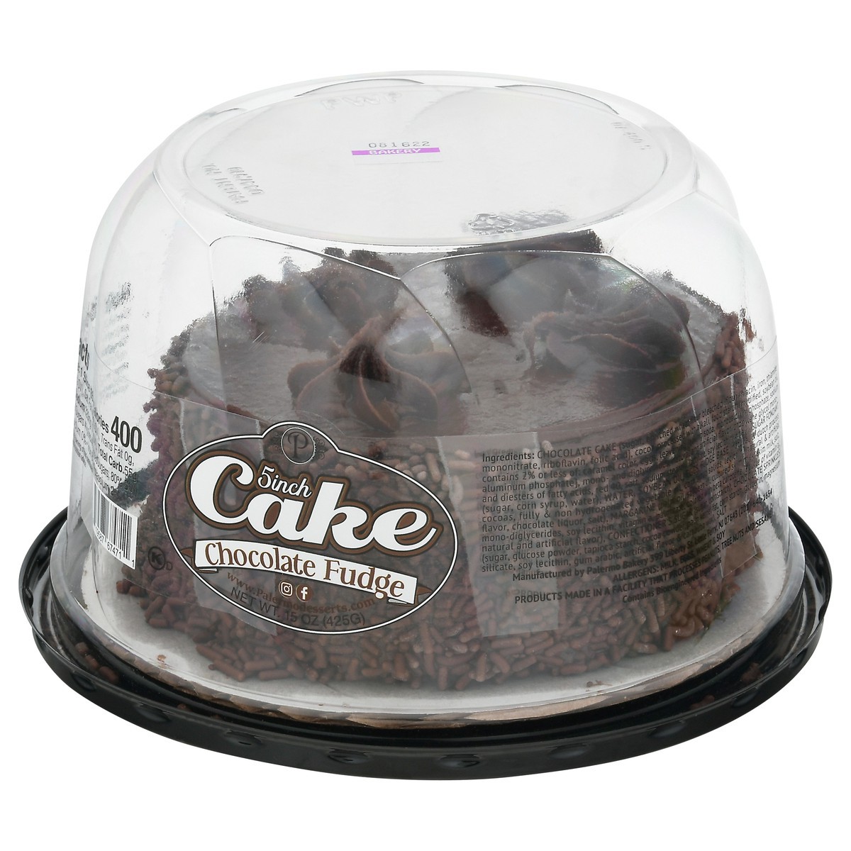 slide 11 of 15, Palermo 5 Inch Chocolate Fudge Cake 15 g, 15 g
