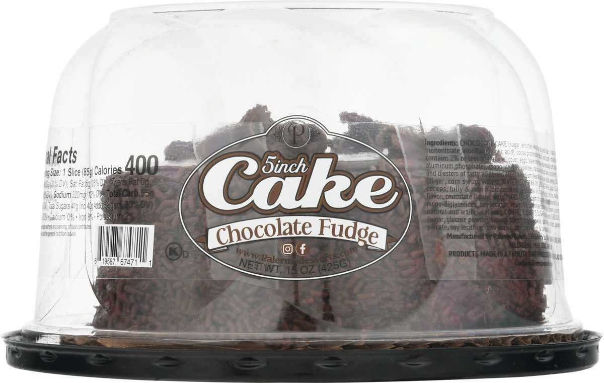 slide 8 of 15, Palermo 5 Inch Chocolate Fudge Cake 15 g, 15 g