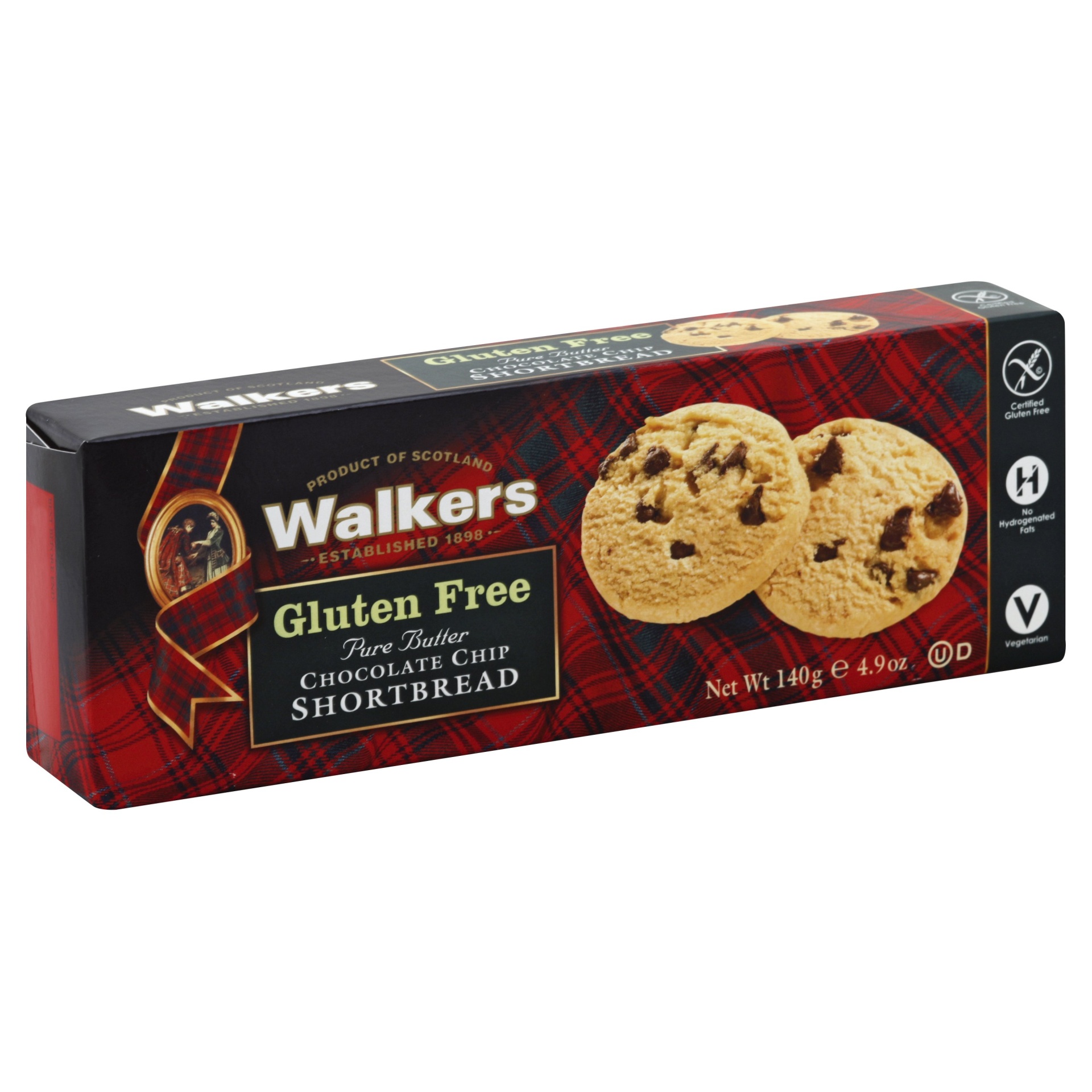 slide 1 of 4, Walker's Chocolate Chip Shortbread Cookie, 4.9 oz