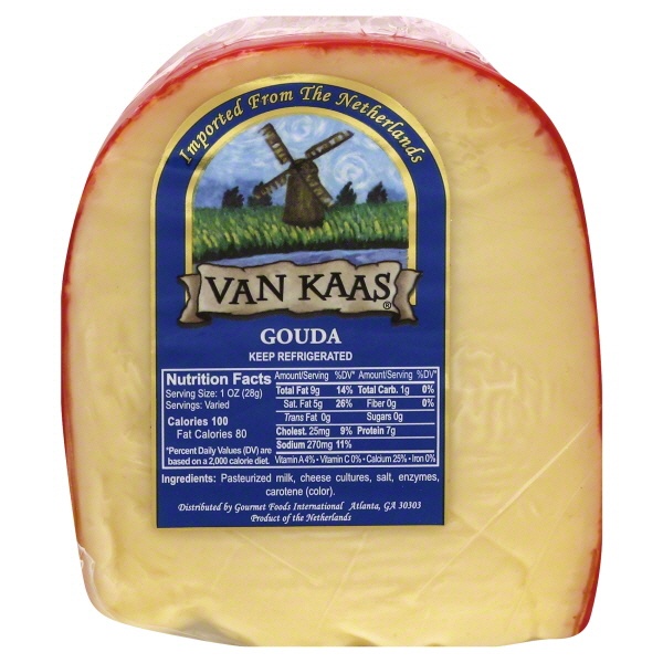 slide 1 of 1, Van Kaas Gouda Cheese, 1 lb