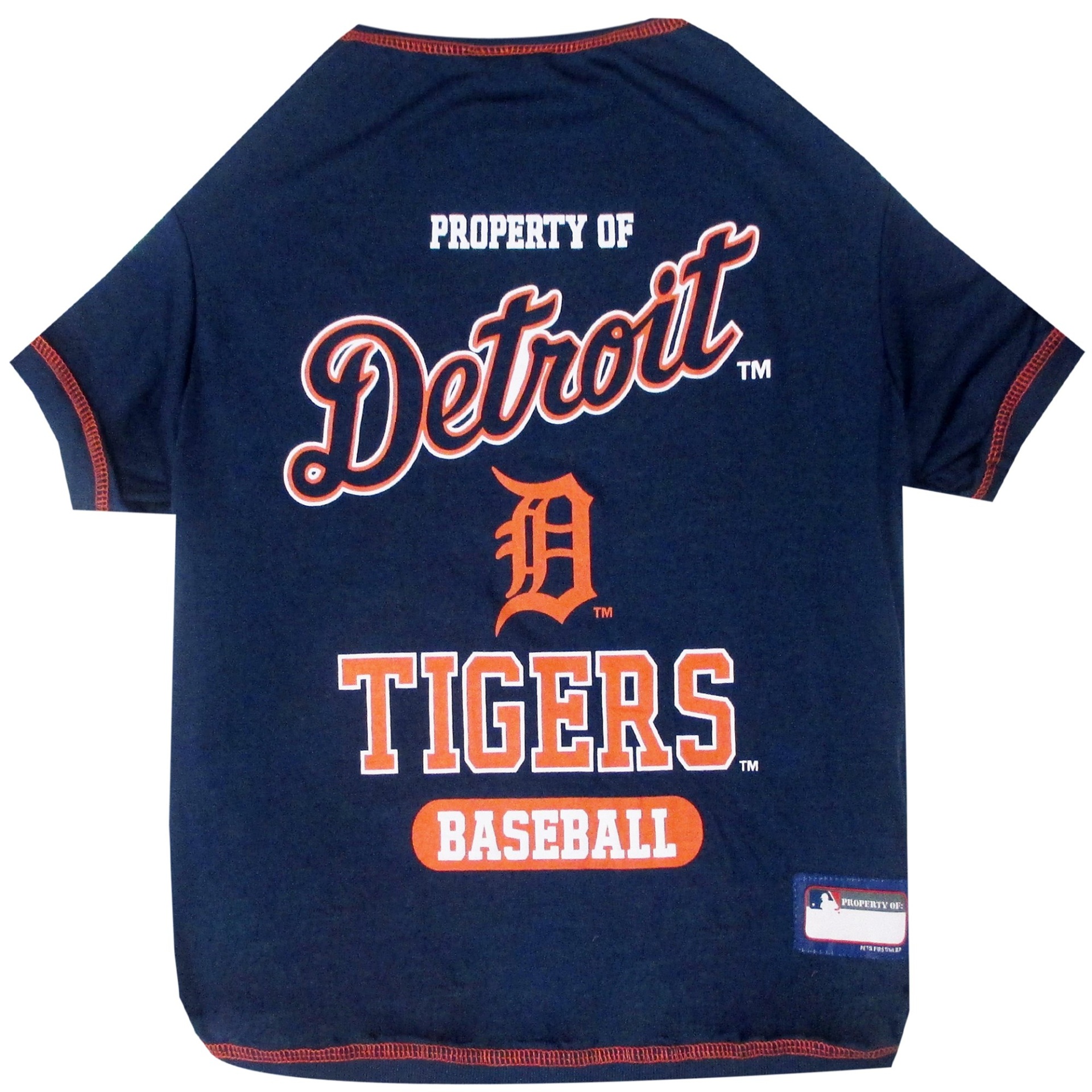 slide 1 of 1, Pets First Detroit Tigers T-Shirt, SM