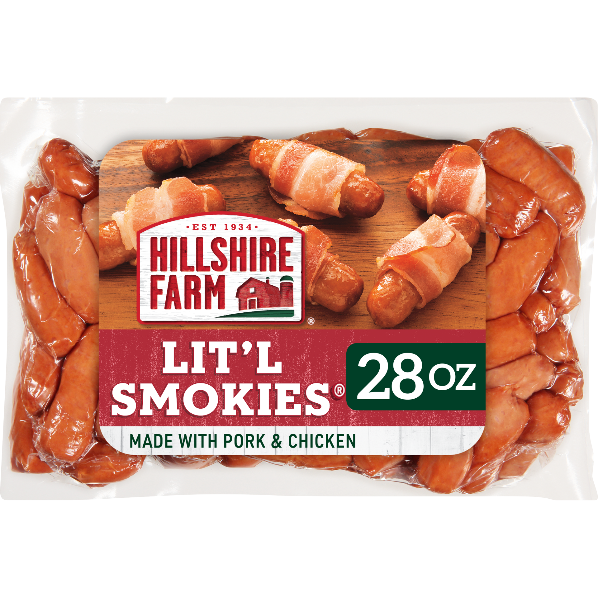 slide 1 of 7, Hillshire Farm Lit'l Smokies Smoked Sausage, 28 oz., 28 oz