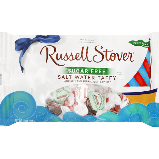 slide 1 of 1, Russell Stover Sugar-Free Salt Water Taffy, 10 oz